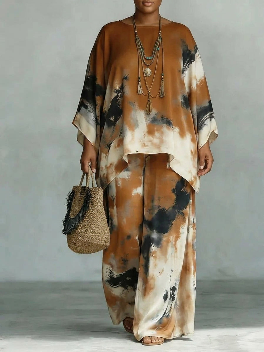 Juniper | Desert Sunset Flowing Two-Piece Set