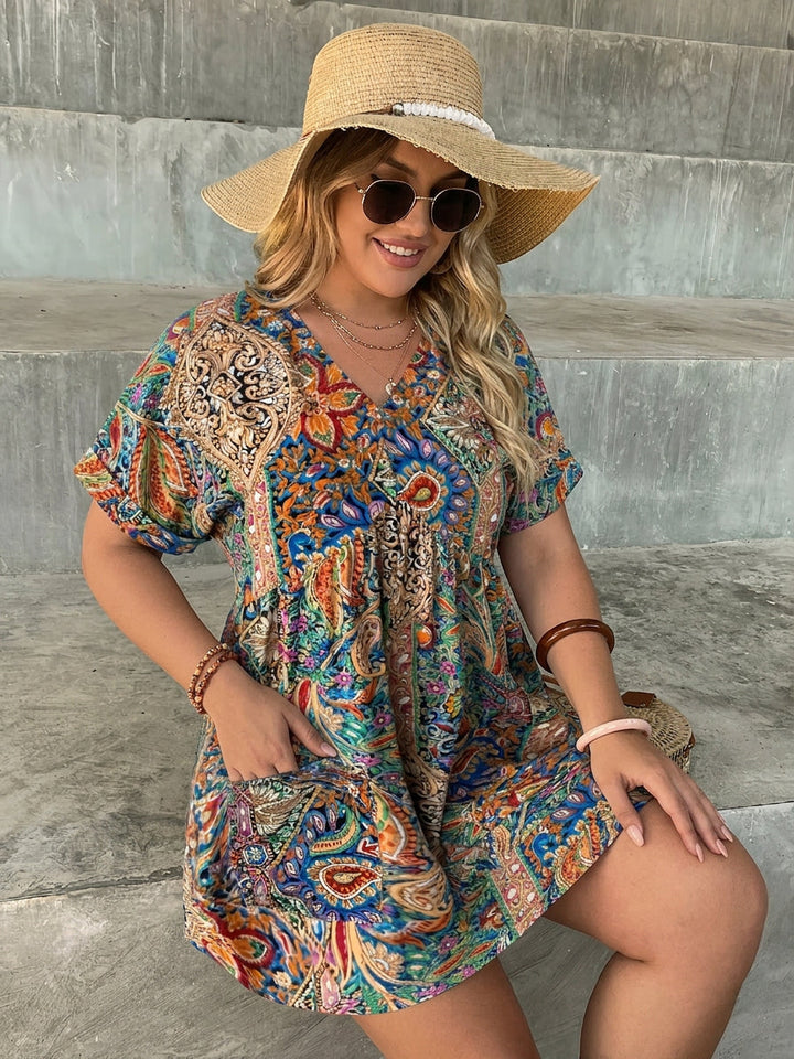Odette | Tropical Bohemian Jumpsuit