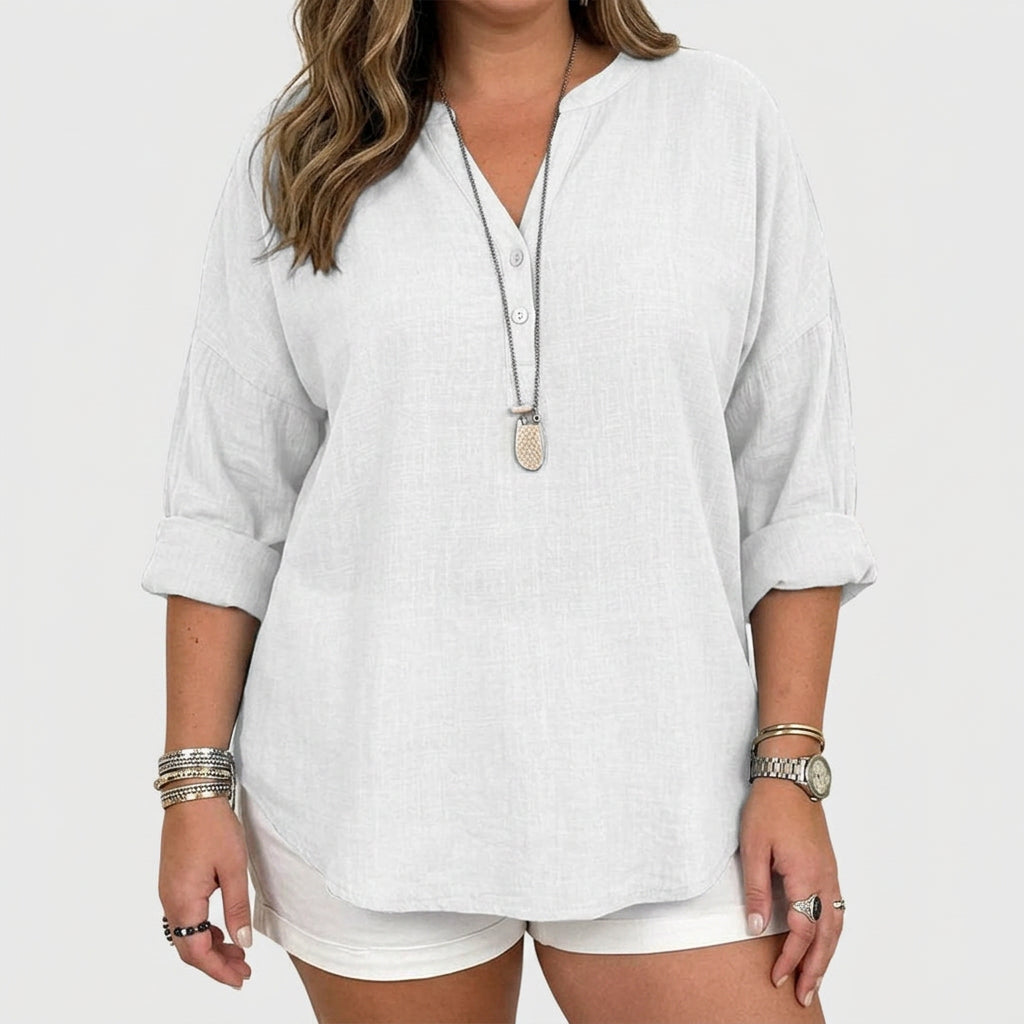 Katya | Flowy Elegant Beach Shirt