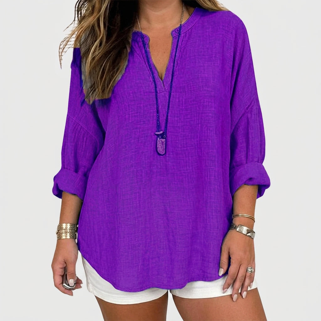 Katya | Flowy Elegant Beach Shirt