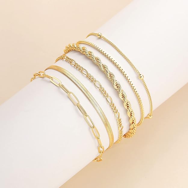 Soleil Vernetta bracelet set | Gold