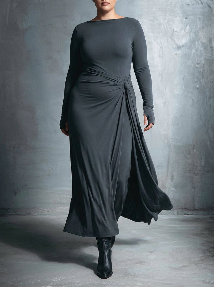 SELMA | SIDE KNOT MAXI DRESS