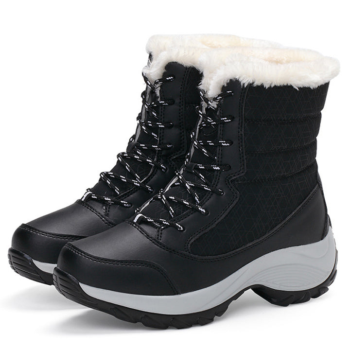 Plush Warm Ankle Snow Boots for Women, Cozy Winter Shoes