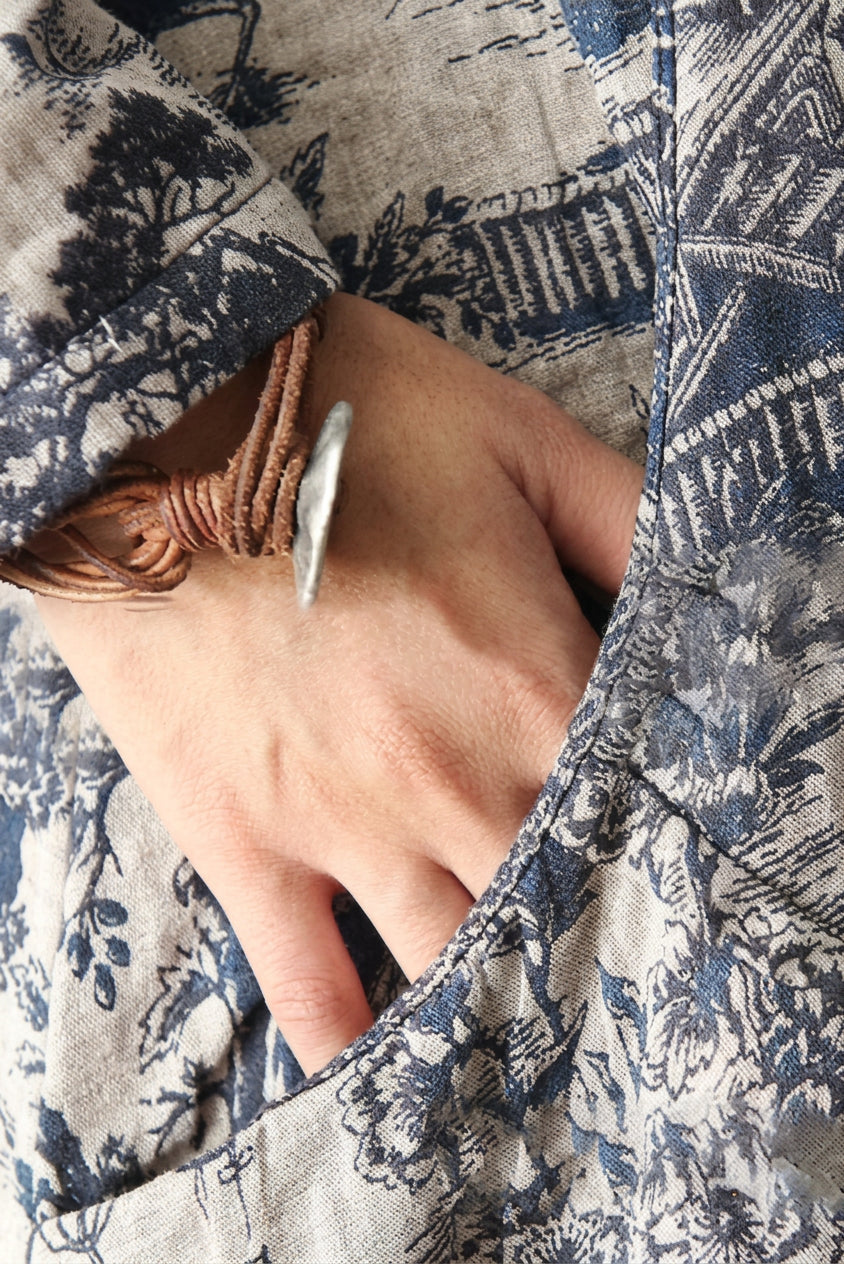 Odette - Porcelain Print Dress