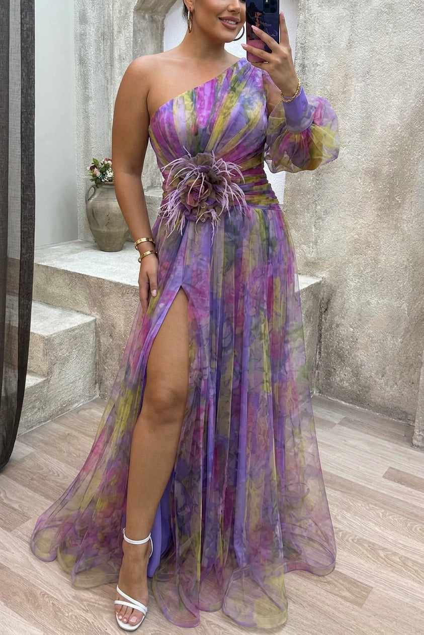 Vera | Summer Escape Beauty Floral Pleated Maxi Dress