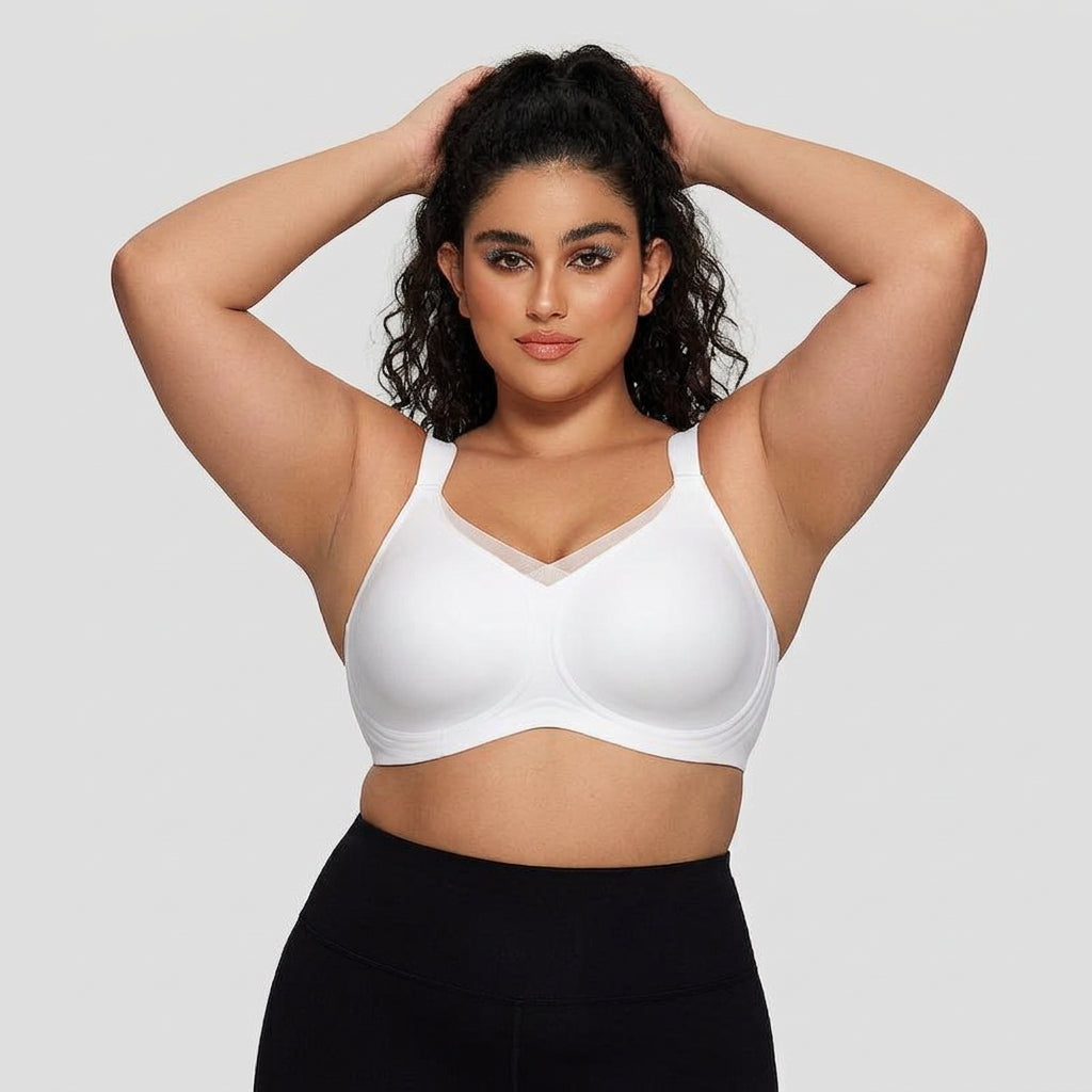 Amara Bra with Mesh Neckline