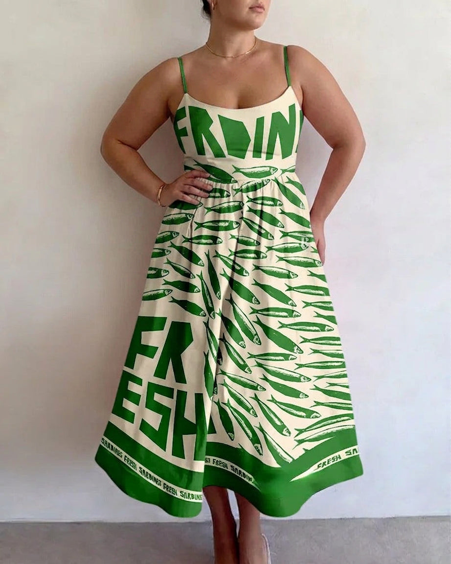 Solveig | Coastal Market Midi Dress