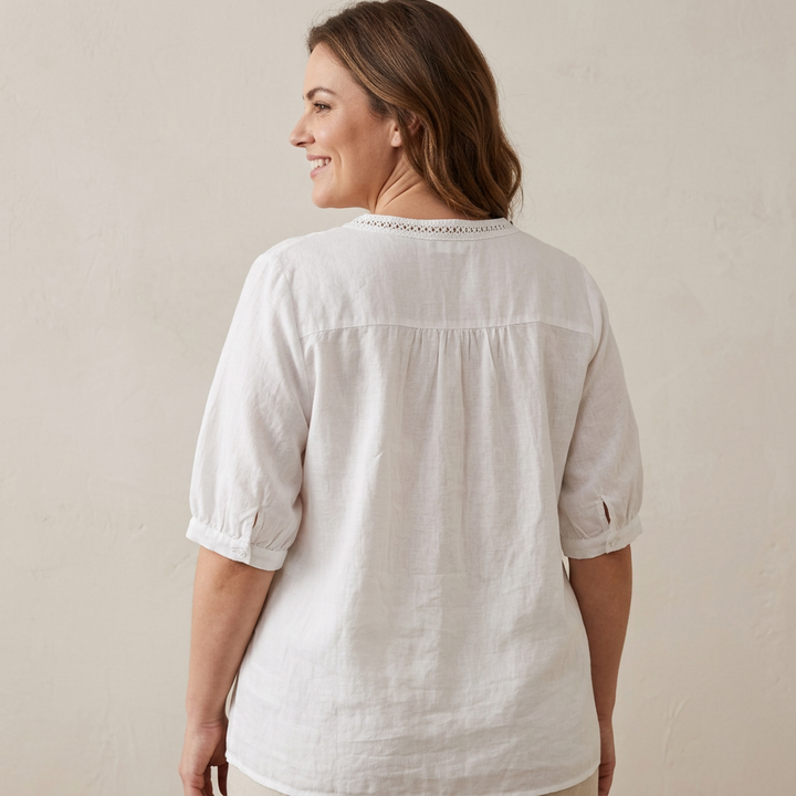 Fauna - Pure Cotton Embroidered Comfortable Top