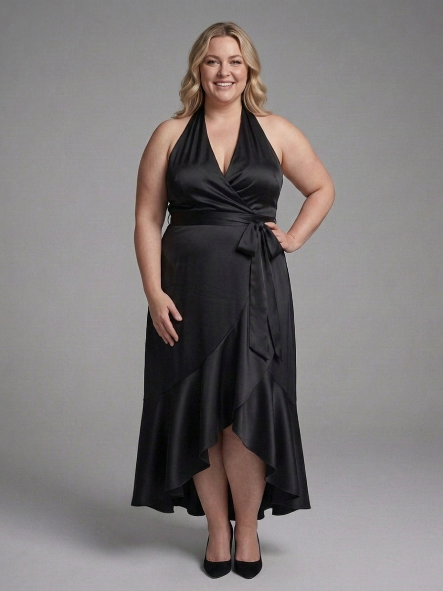 Fleur | High-Low Dress with Neck Straps
