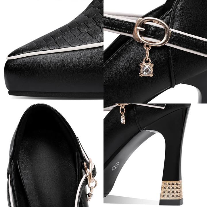 Monroe – T-Bar Jewel Pumps