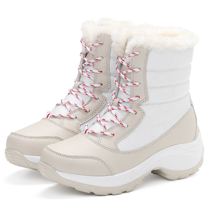 Plush Warm Ankle Snow Boots for Women, Cozy Winter Shoes