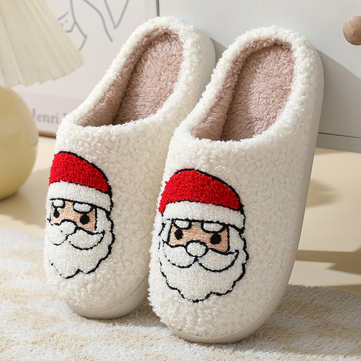 Christmas Slippers with Santa, Moose, Gingerbread and More