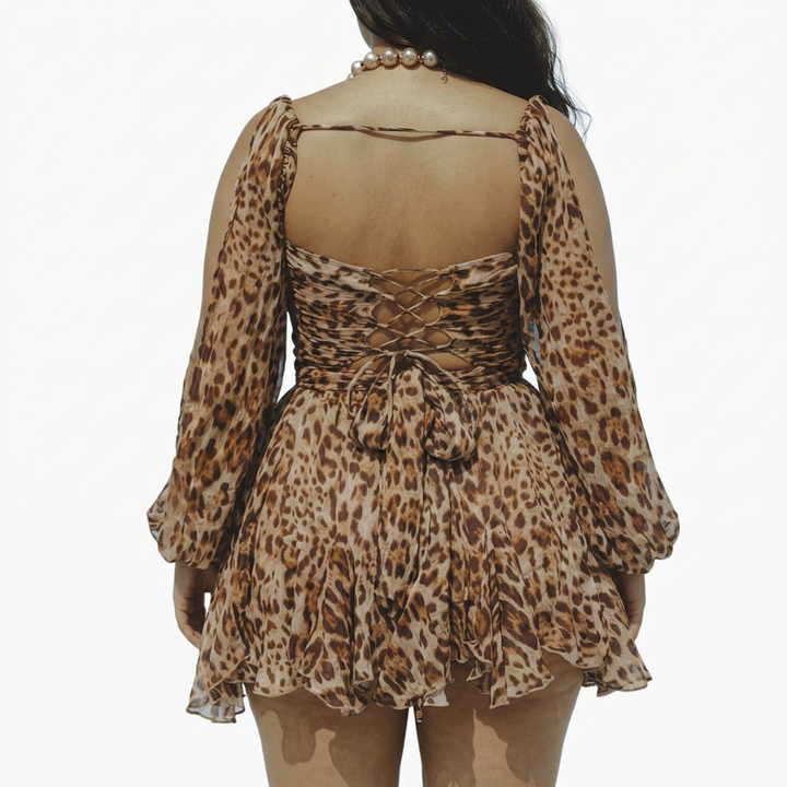 Hedda | Mini Dress with Balloon Sleeves