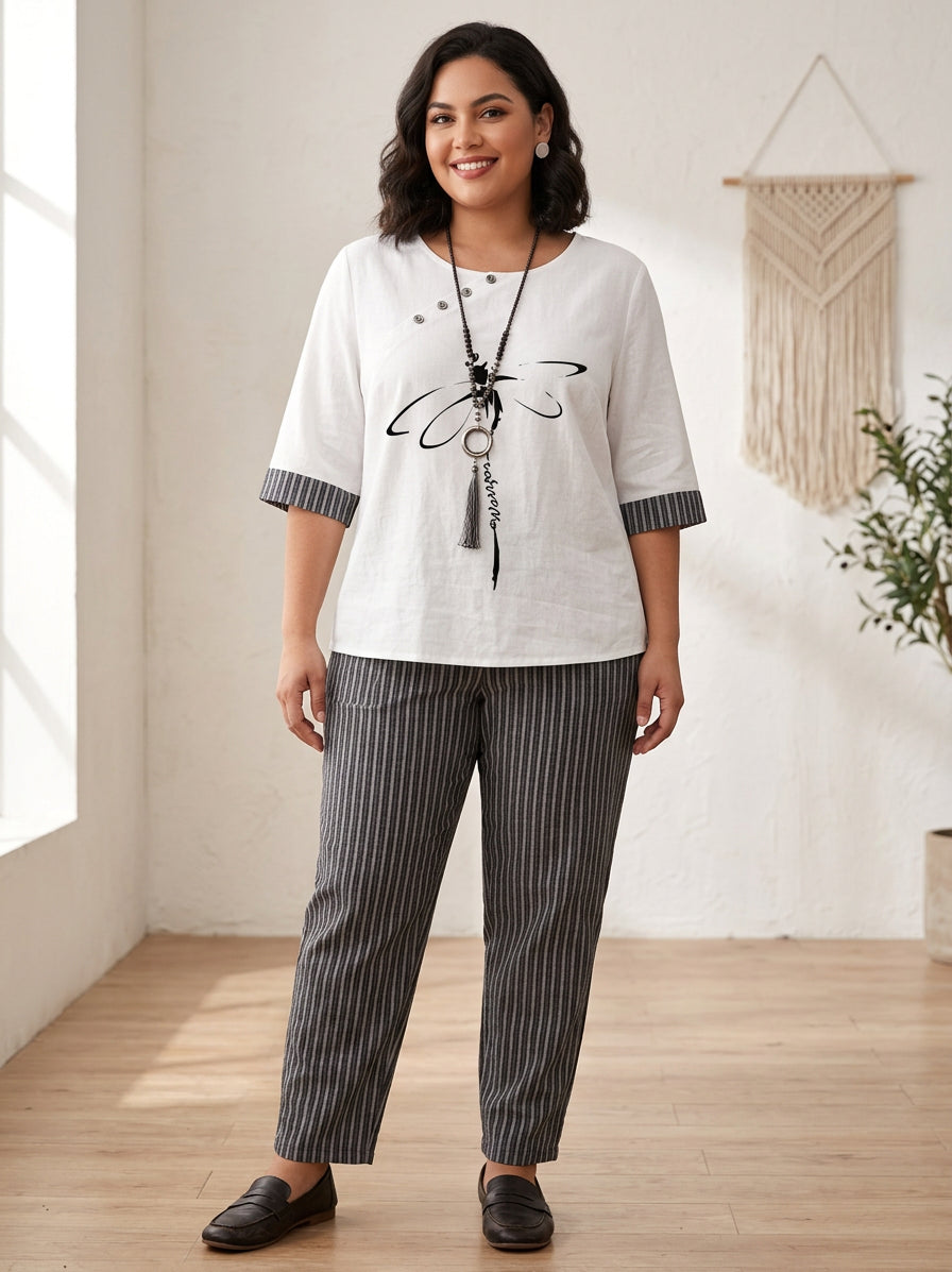 Nadya Printed Set: Effortless Everyday Comfort