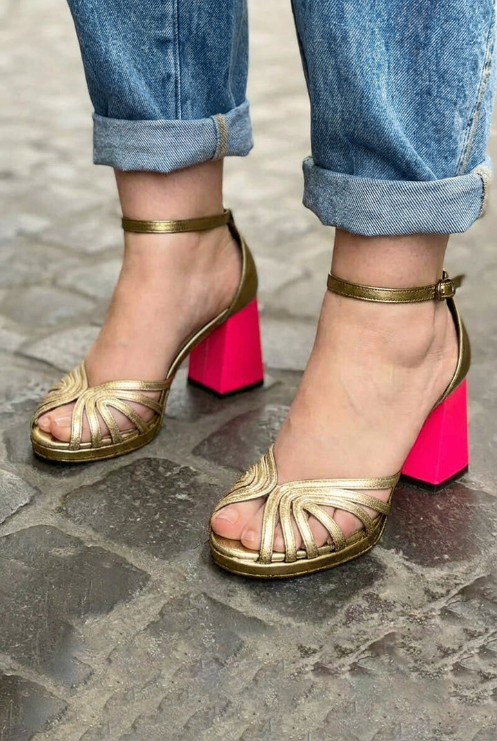 AMARA HEEL SANDALS