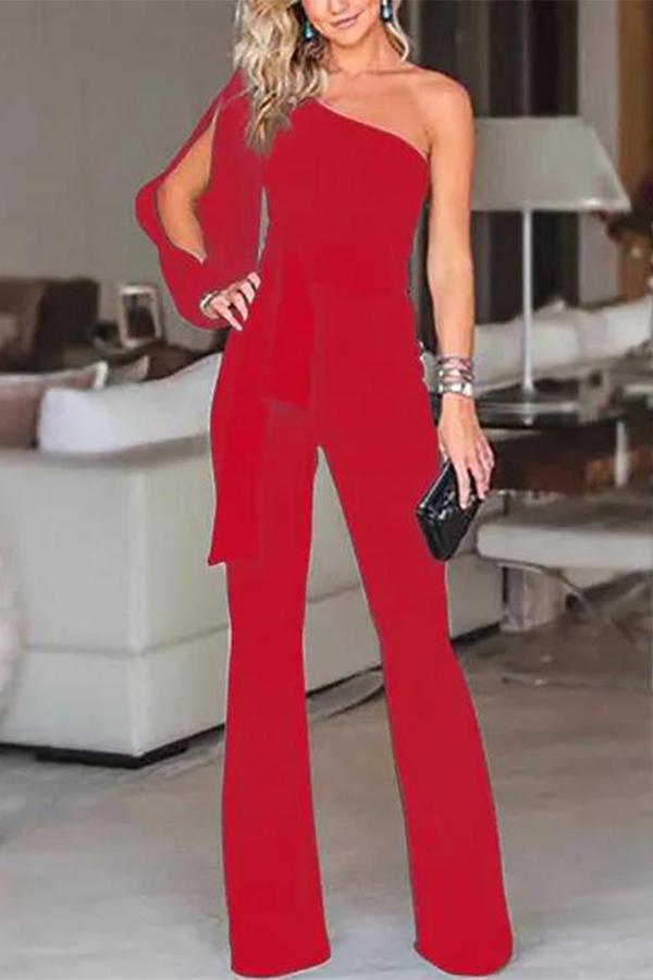 Marlow - Menodress Cold One Shoulder Jumpsuit