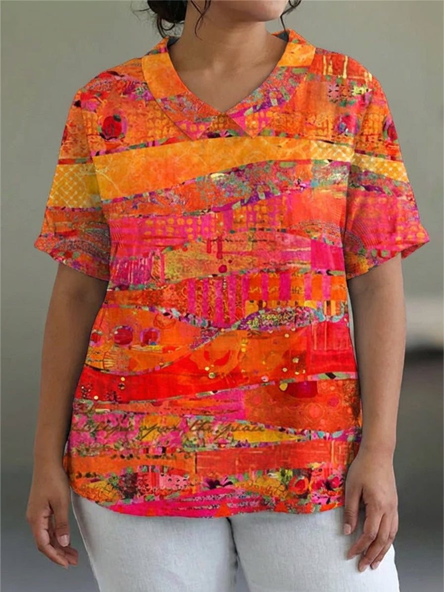 Sora | Abstract Print Shirt