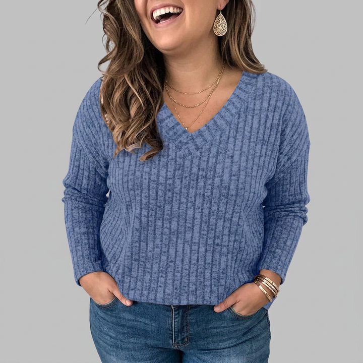 Opaline | V-Neck Long Sleeve Top