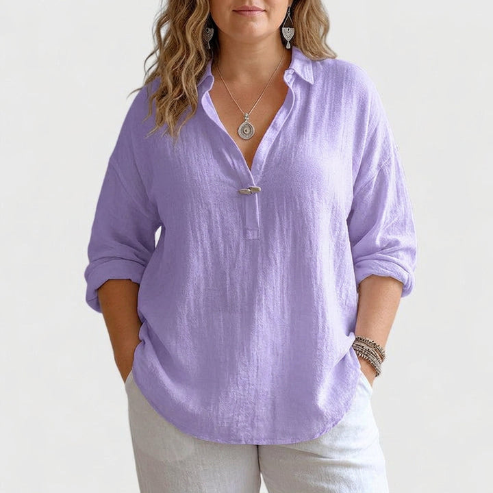Aisha | Comfortable Linen Blouse