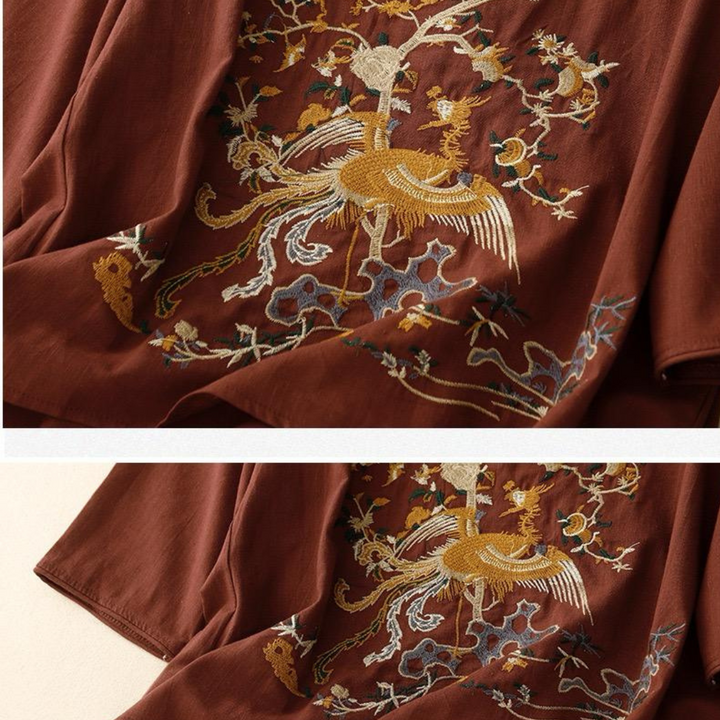 Anwen - Pure Cotton Embroidered Comfortable Top