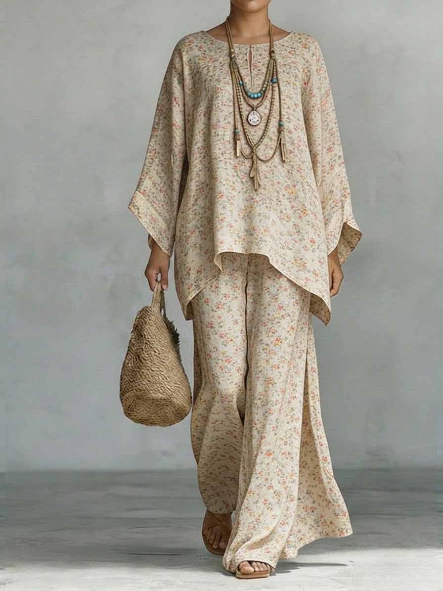 Heledd | Meadow Bloom Flowing Two-Piece Set