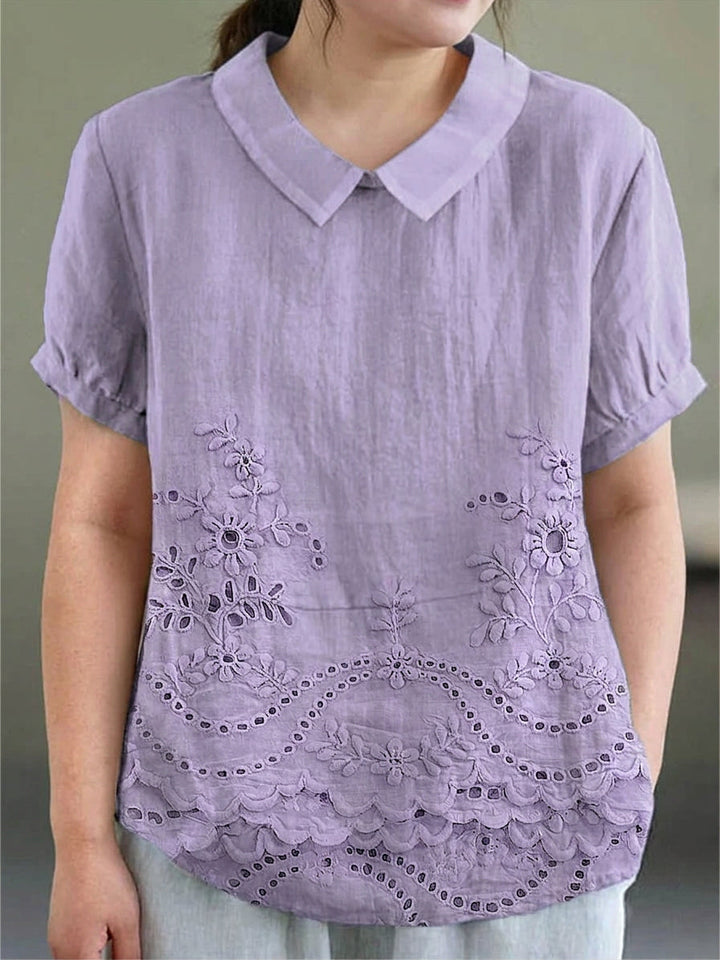 Anaïs | Embroidered Floral Shirt