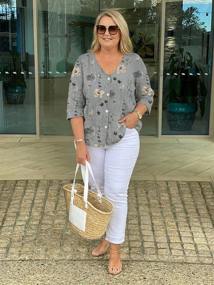 Selma | Button Tunic Top