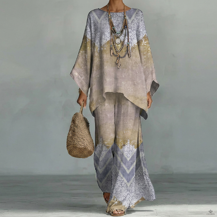 Alora | Artisan Breeze Flowing Two-Piece Set