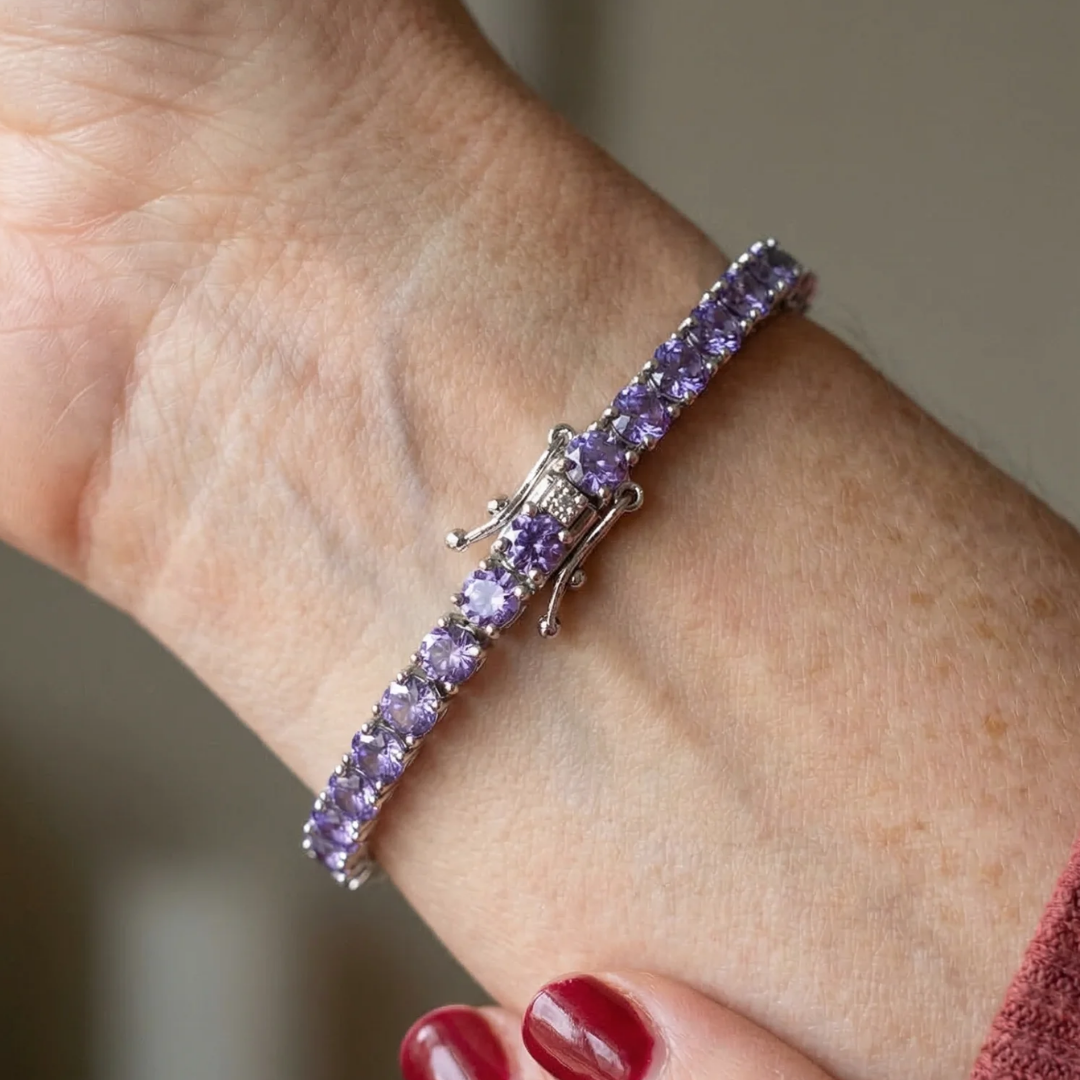 Demi Tennis Bracelet | Gold