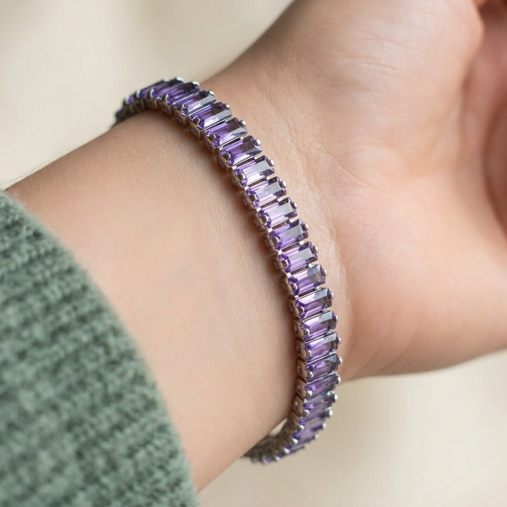 Romaine Vertéa Tennis Bracelet | White Gold