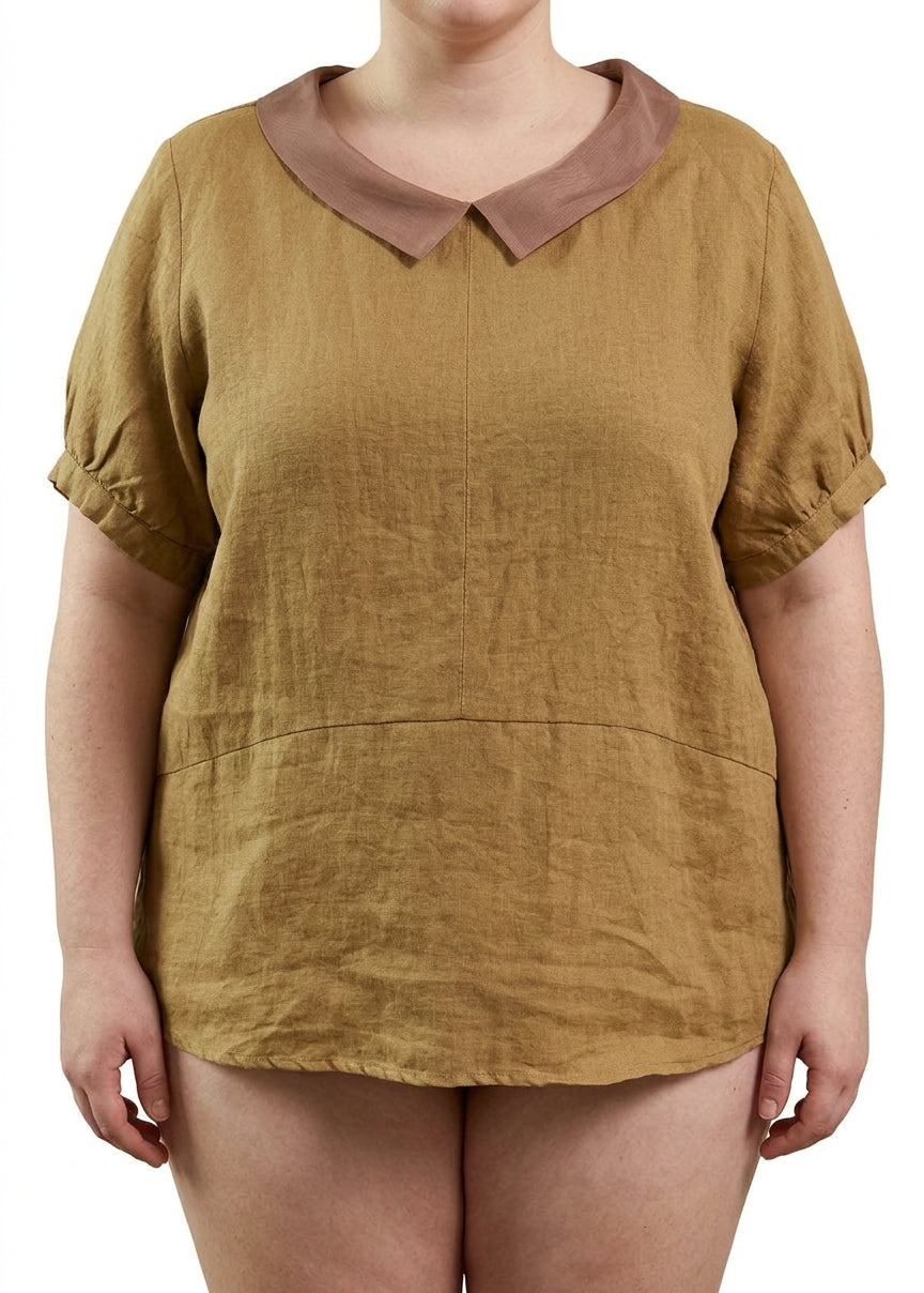 Saoirse - Summer Linen Shirt Blouse