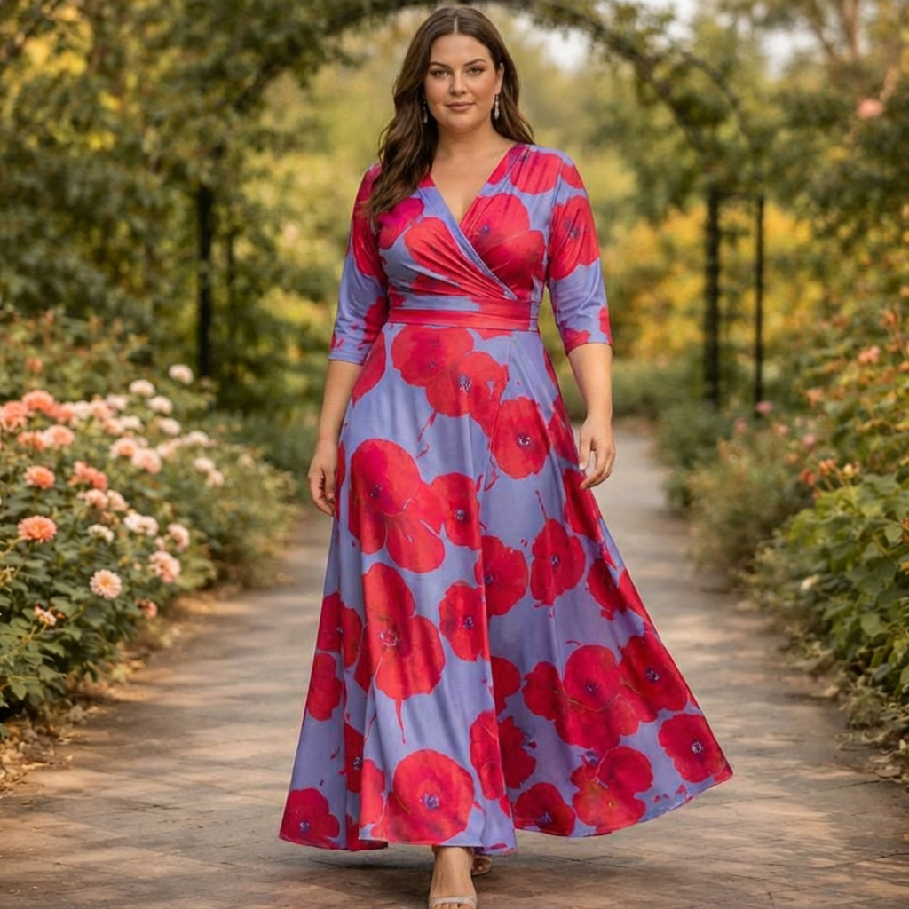 Nessa | Floral Wrap Maxi Dress