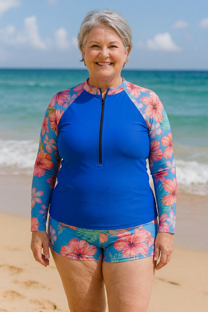 Genevieve Swimwear | UV Protection Rash Set
