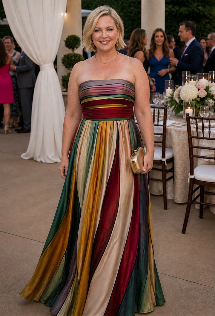 Stella &amp; Grace™ | Effortless Strapless A-Line Dress