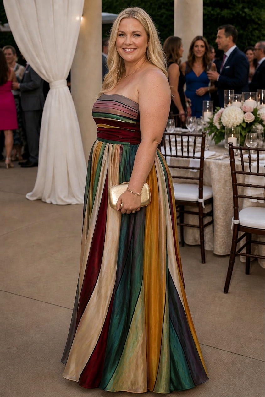 Stella &amp; Grace™ | Effortless Strapless A-Line Dress