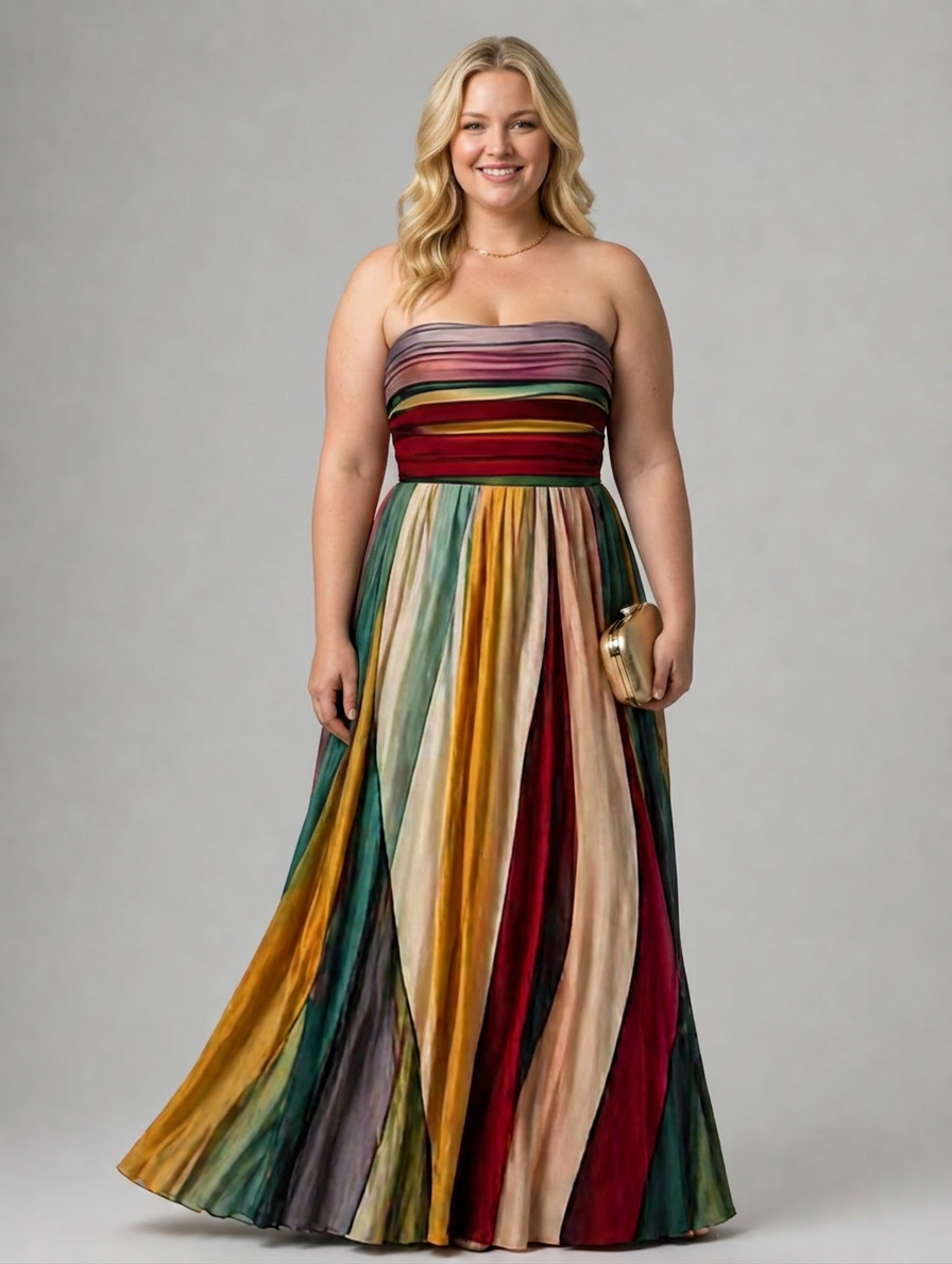 Stella &amp; Grace™ | Effortless Strapless A-Line Dress