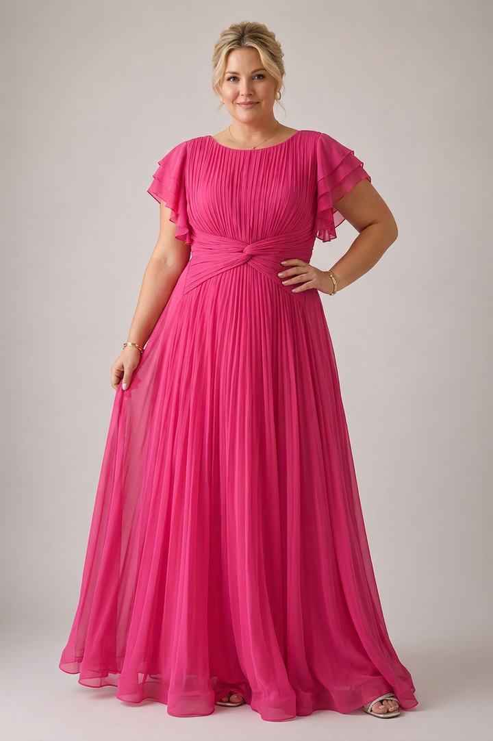 Stella &amp; Grace™ | Pleated Evening Dress