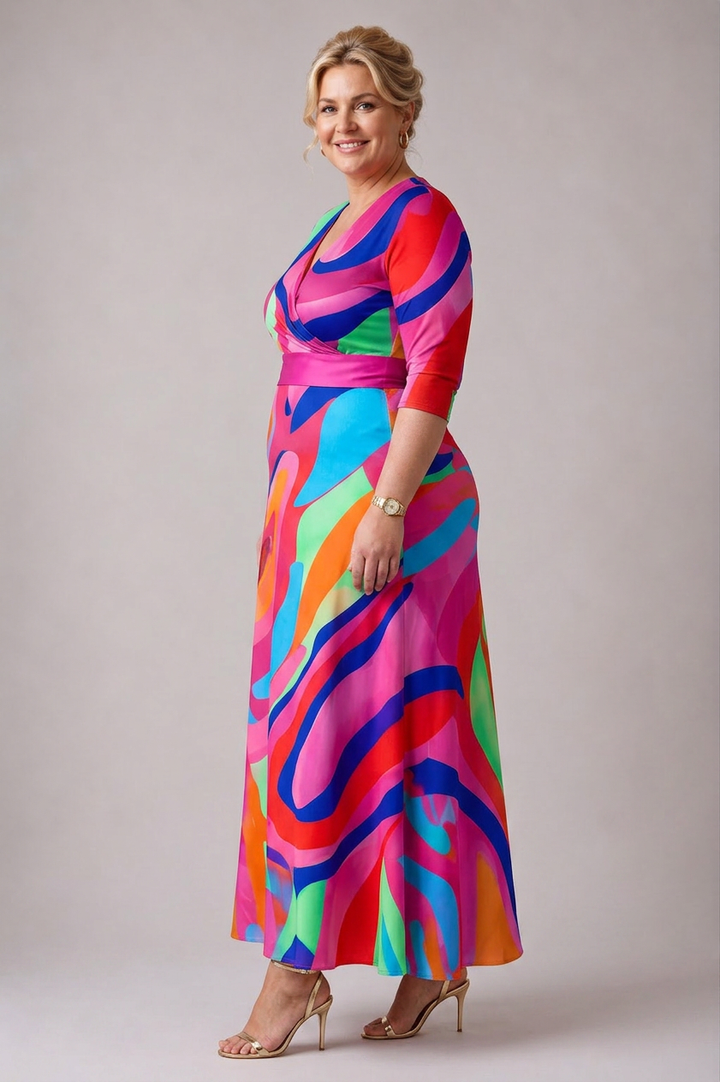 Stella &amp; Grace™ | Comfortable dress for every day with V-neck