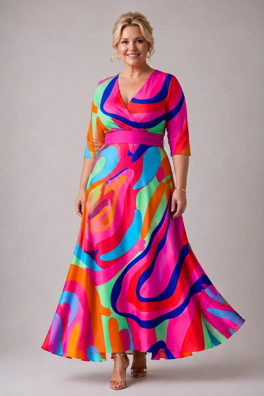 Stella &amp; Grace™ | Comfortable dress for every day with V-neck