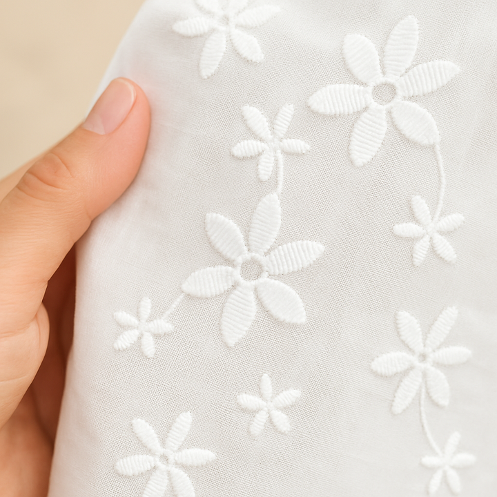 Magnolia Natural Cotton-Linen Top
