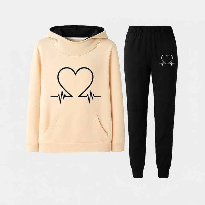 Maeve | Heartbeat Tracksuit Set