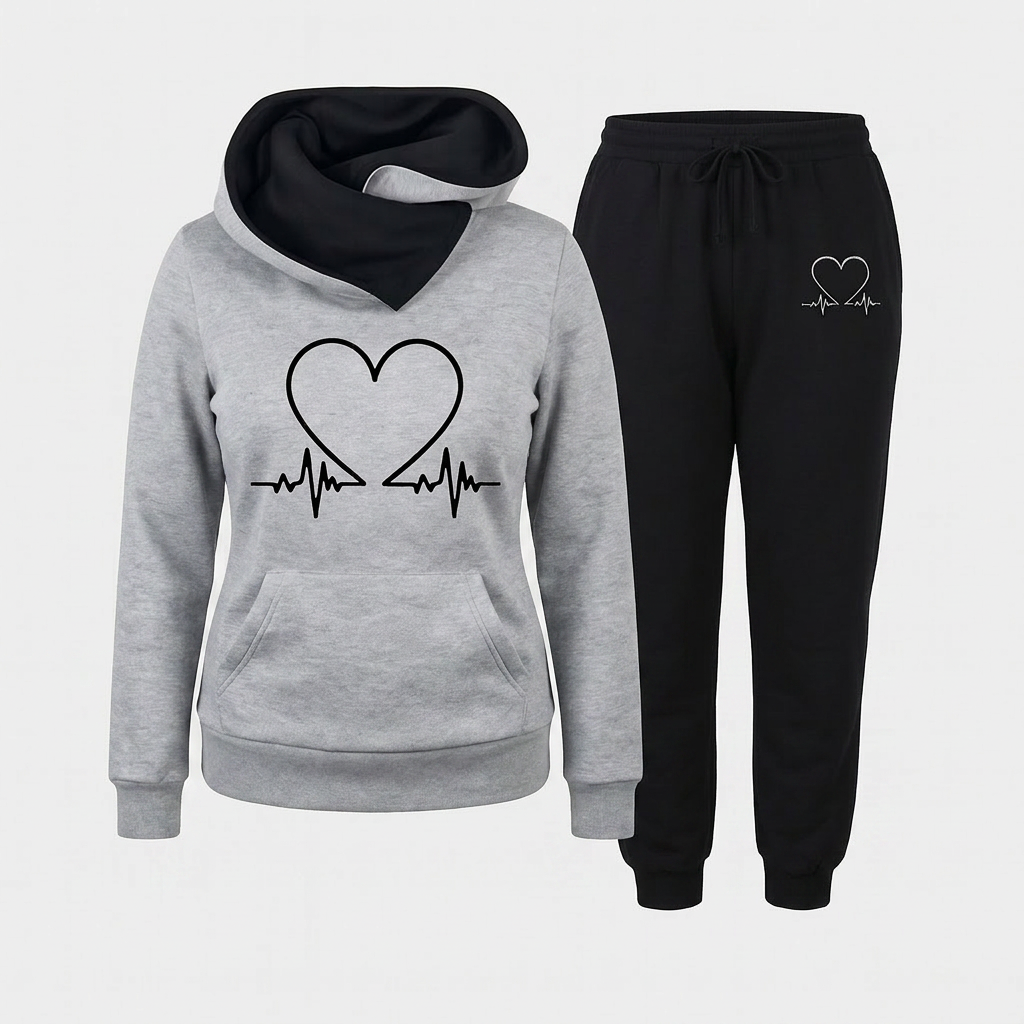 Maeve | Heartbeat Tracksuit Set