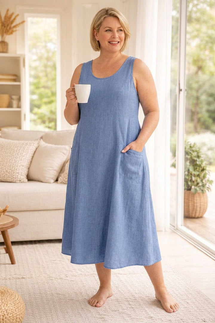 Solveig | Cotton Pocket Dress