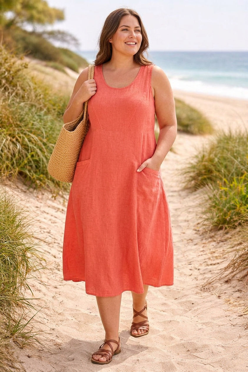 Solveig | Cotton Pocket Dress