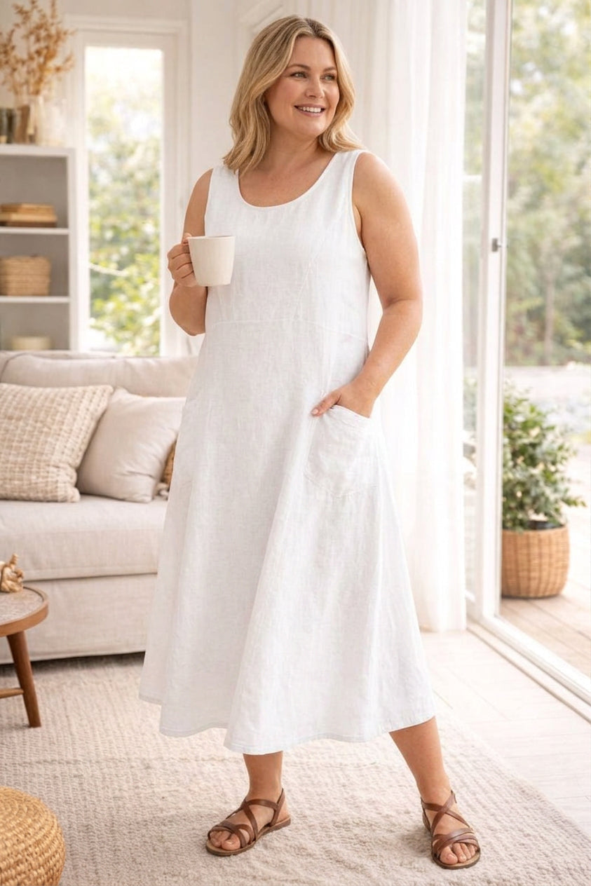 Solveig | Cotton Pocket Dress