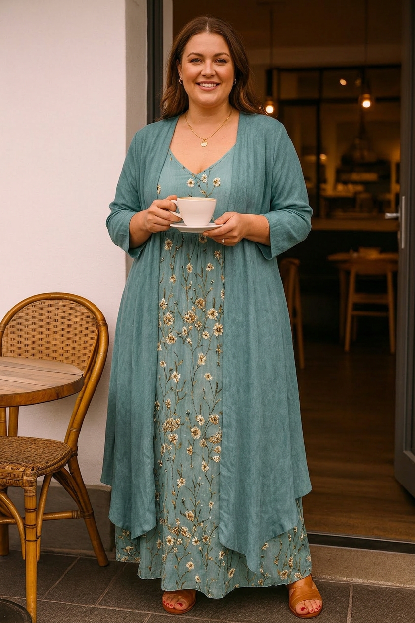 Mable | Elegant Two-Piece Maxi Set