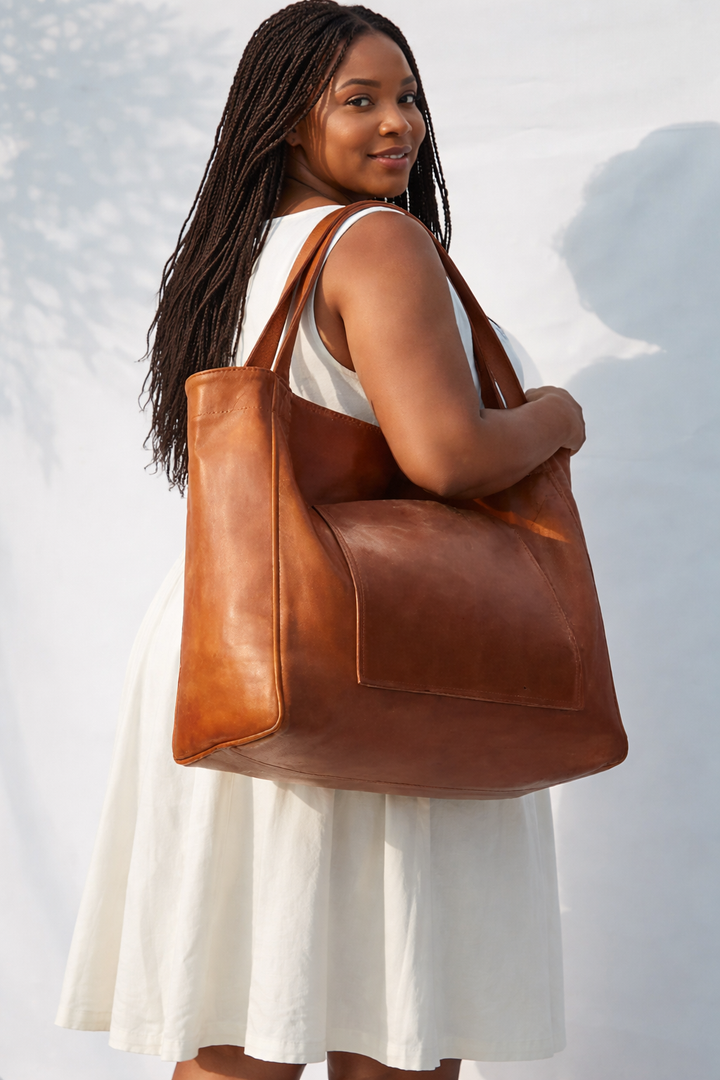 Isolde - Vintage Leather Crossbody Bag