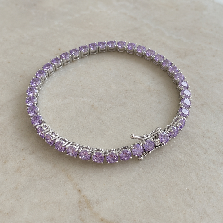 Demi Tennis Bracelet | Gold