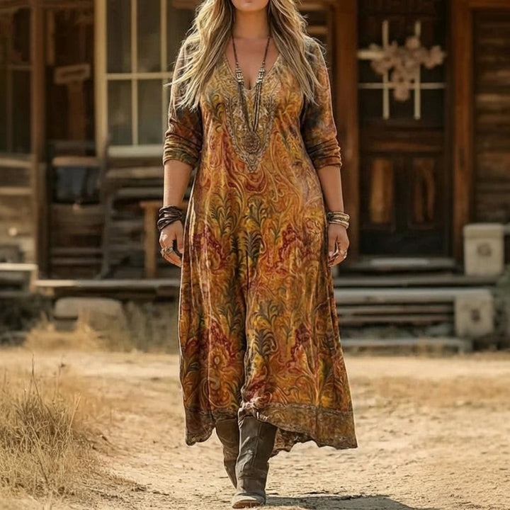 Tabitha | Vintage-Inspired Long Sleeve Casual Dress