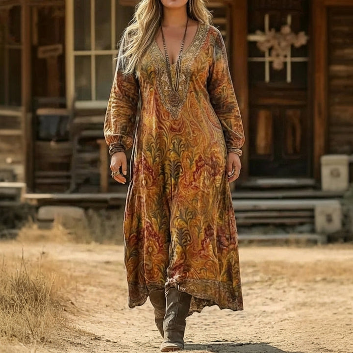 Tabitha | Vintage-Inspired Long Sleeve Casual Dress